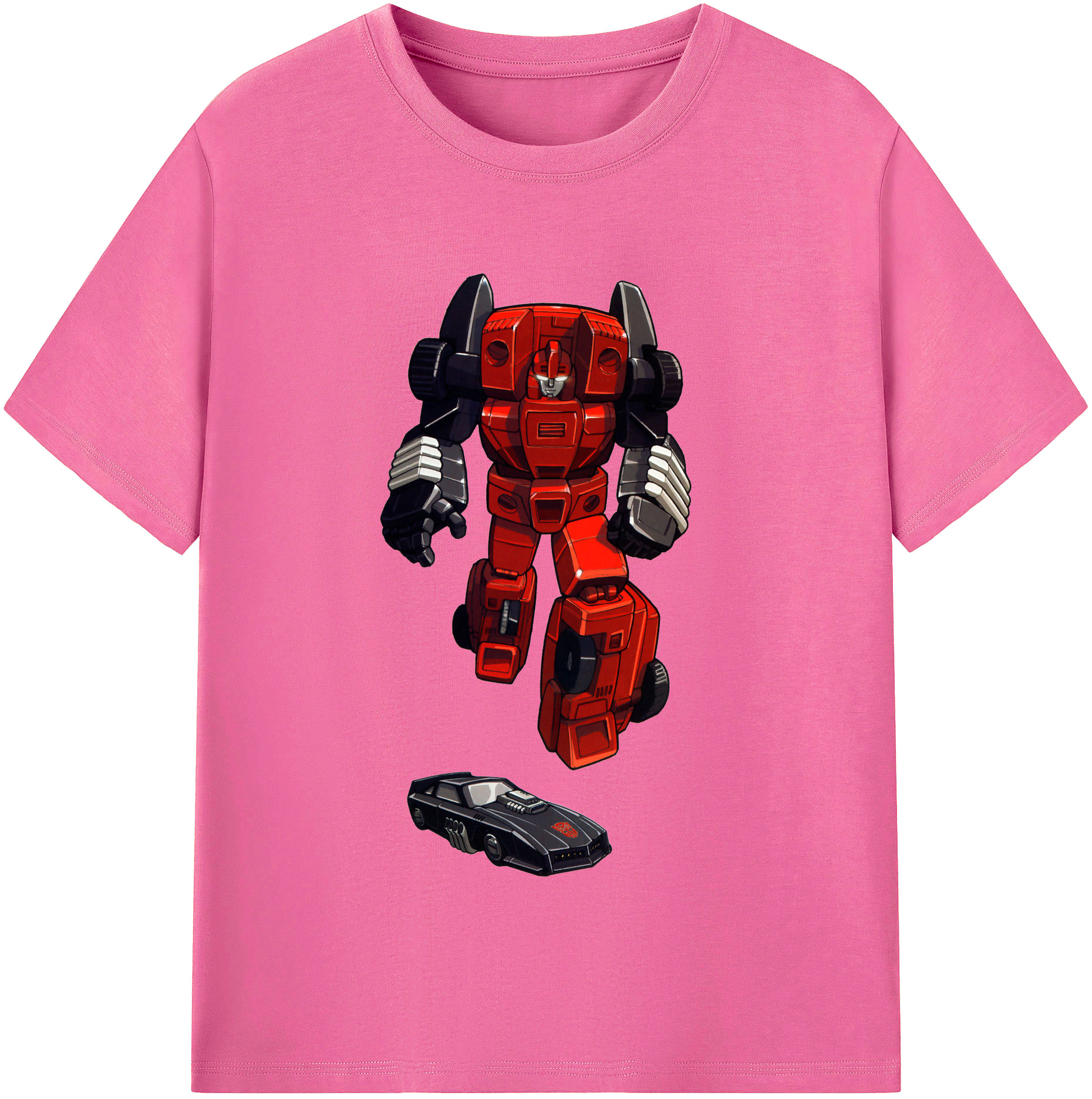 （画像用）  レディースカジュアルプリントTシャツ（綿100％）